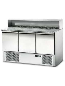 Холодильный стол для пиццы GGM Gastro SAG147GN Холодильный стол для пиццы GGM Gastro SAG147GN